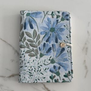 Carnet à anneau en tissu
