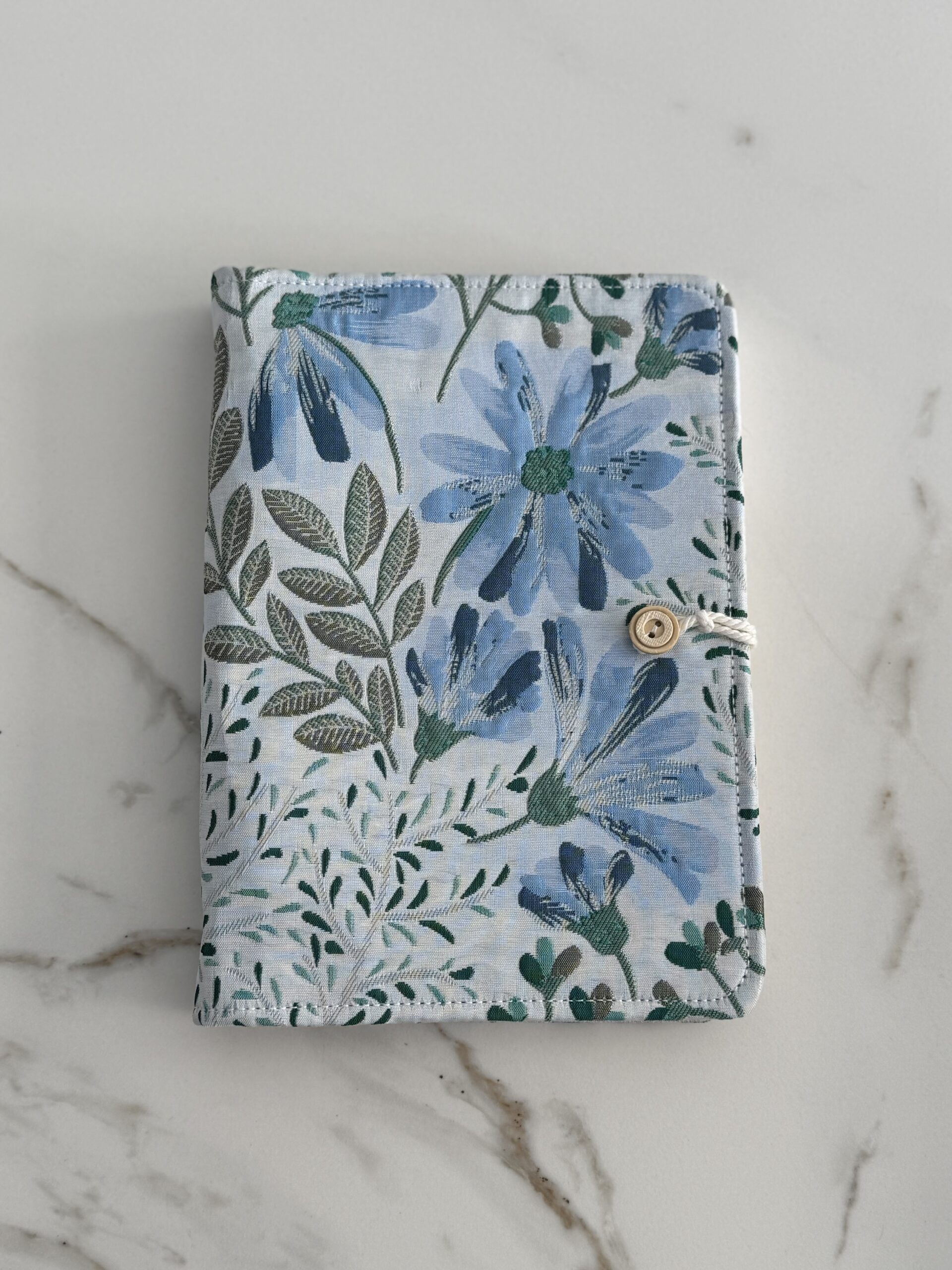 Carnet à anneau en tissu