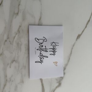 Carte de vœux: Anniversaire III