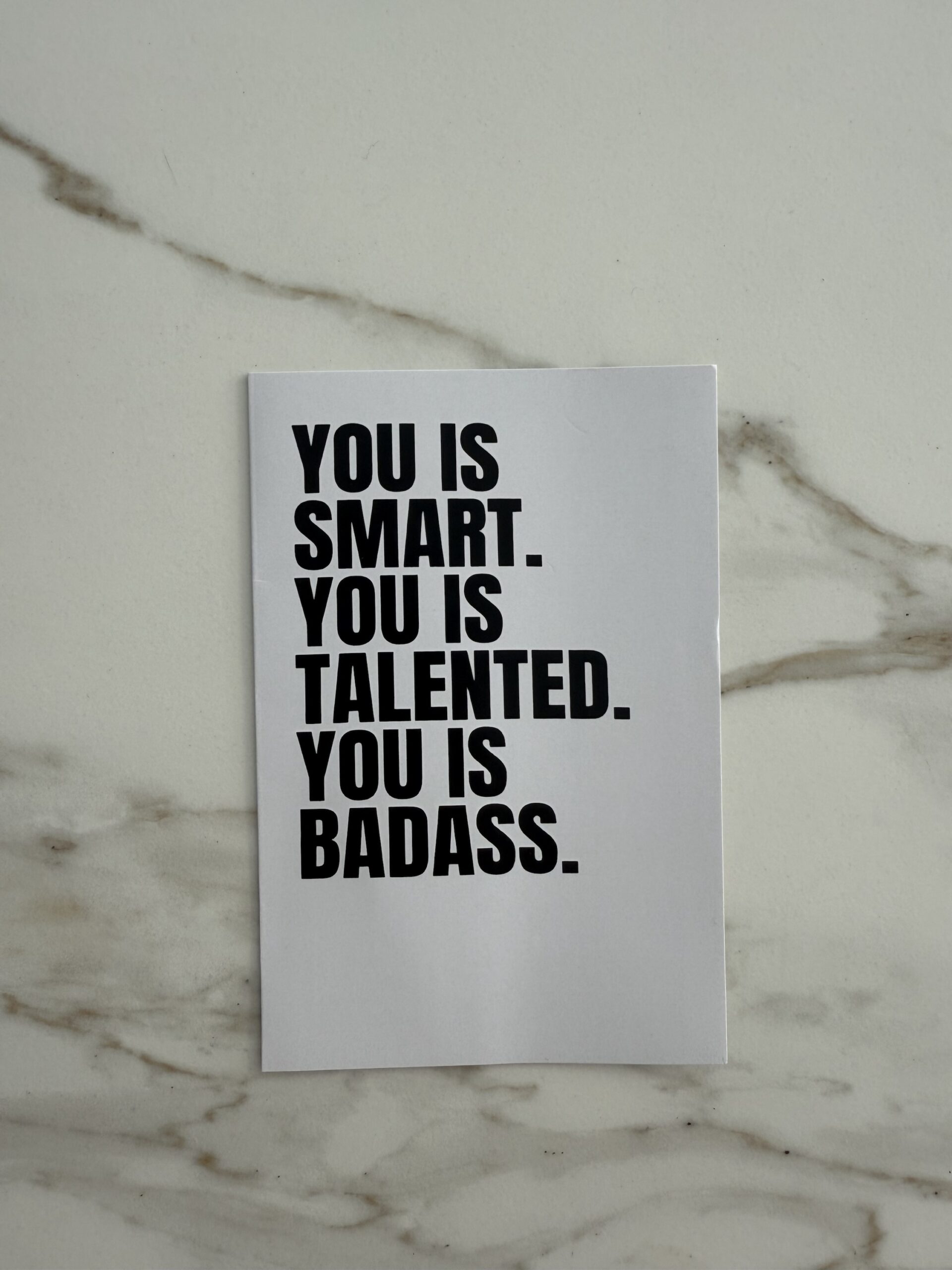 Carte de vœux: Badass