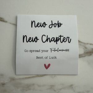 Carte de vœux: New job