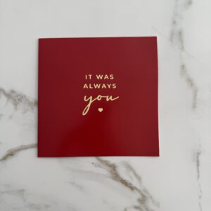 Carte de vœux: Amour