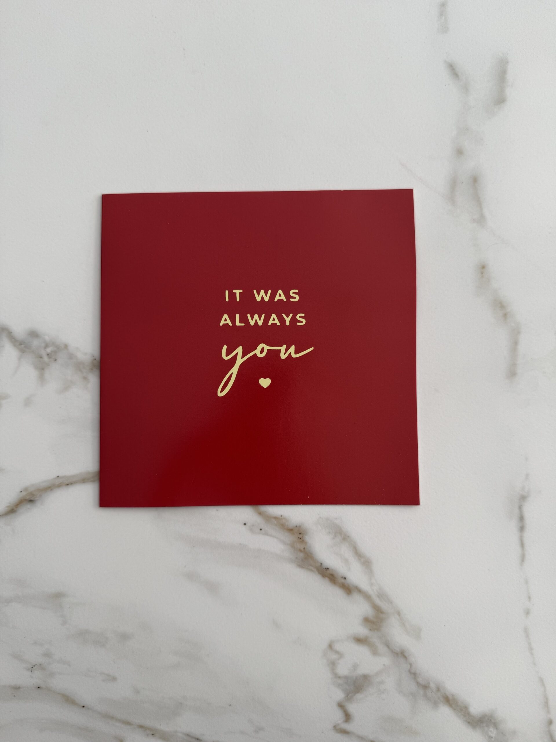 Carte de vœux: Amour