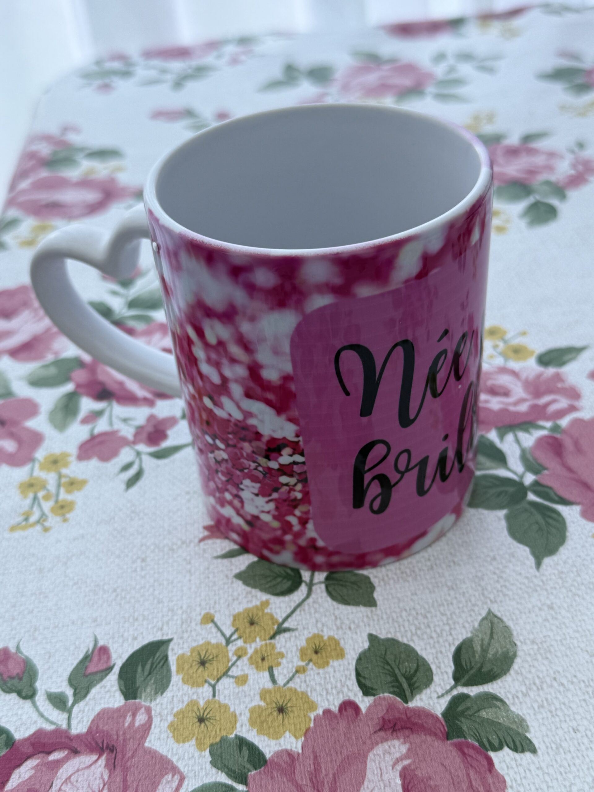 Mug rose fushia